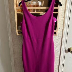 Betsey Johnson Vibrant Pink Midi Dress